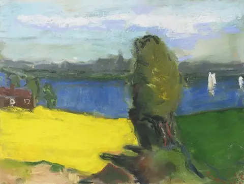 Klaus Fußmann, Raps an der Schlei, 2012