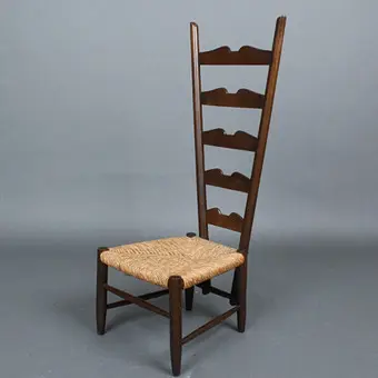 GIO PONTI. für Casa e Giardino, Kaminsessel / Lehnsessel, Modell 'Fireside Chair' für Casa e Giardino, 1930er Jahre.