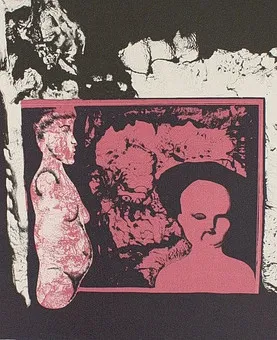 EBERHARD SCHLOTTER (1921-2014). 'Dolls', Lithographie, Ed. 62/100, signiert.