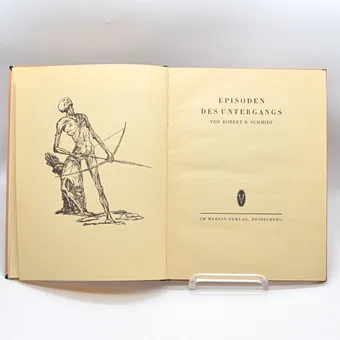 ALFRED KUBIN (1877-1959). ROBERT R. SCHMIDT, „EPISODEN DES UNTERGANGS”, MERLIN-VERLAG, HEIDELBERG, ÉV NÉLKÜL (1926).