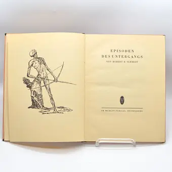 ALFRED KUBIN (1877-1959). ROBERT R. SCHMIDT, „EPISODEN DES UNTERGANGS”, LA EDITURA MERLIN, HEIDELBERG, FĂRĂ AN (1926).