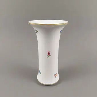 Ваза-труба "Mille Fleurs" - Herend, Угорщина, 20 ст., порцеляна.