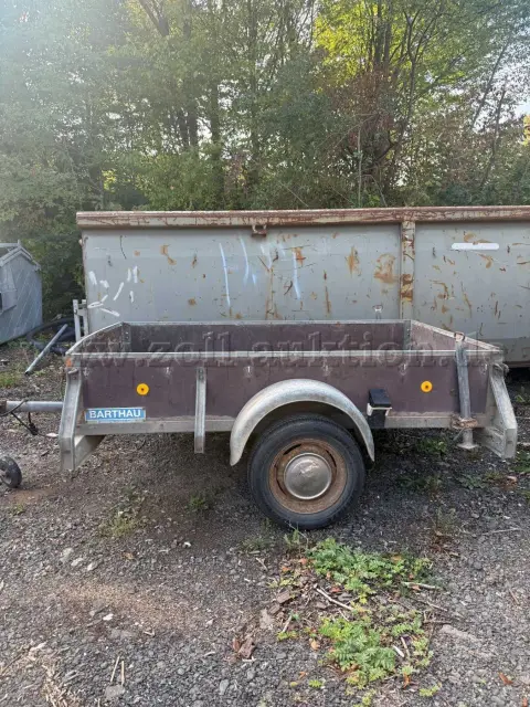 1 rimorchio Barthau PK 750, cassa aperta