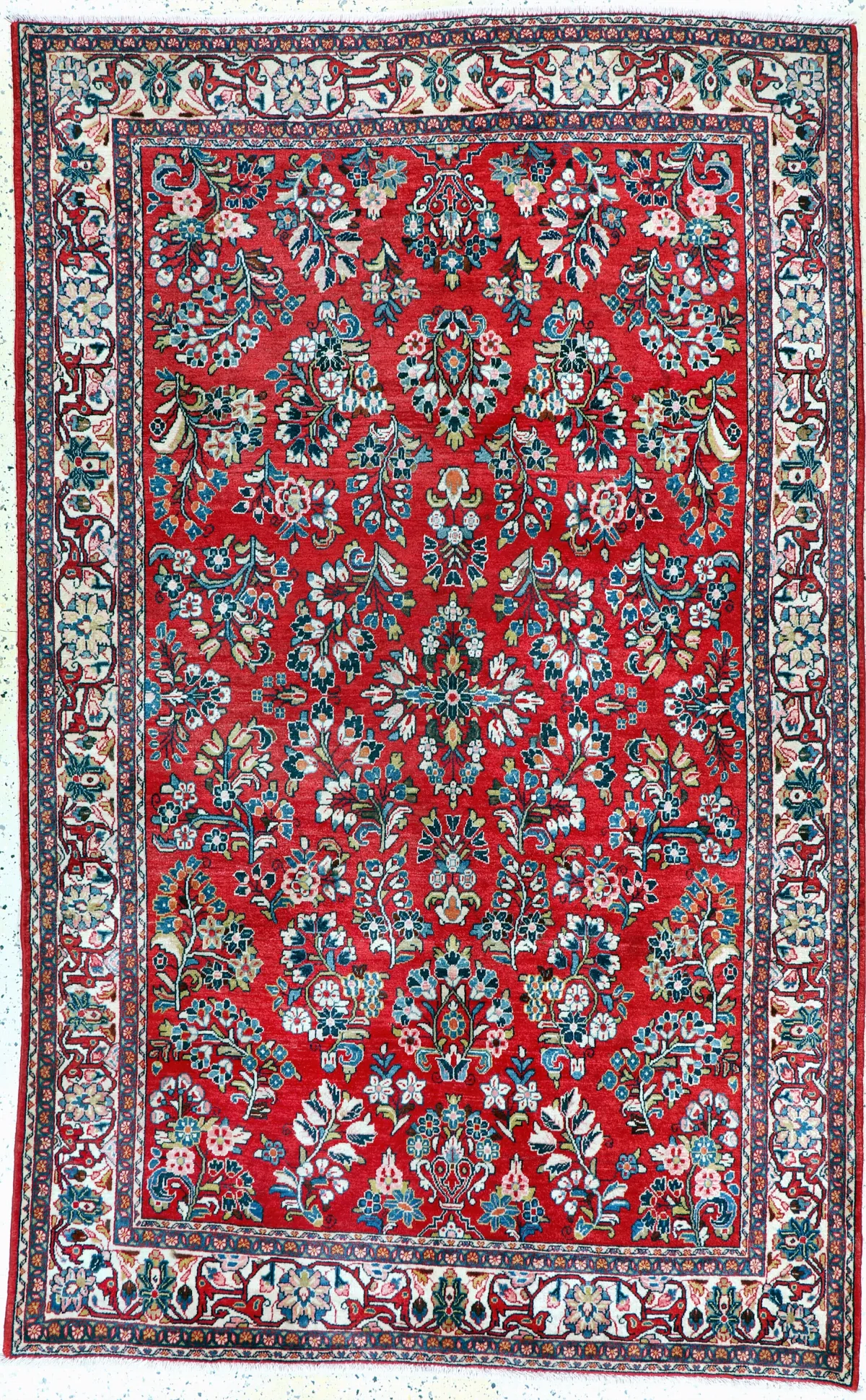 Sarogh, Persia, finales del siglo XX, lana sobre algodón, aprox. 254 x 156 cm, EHZ: 1-2