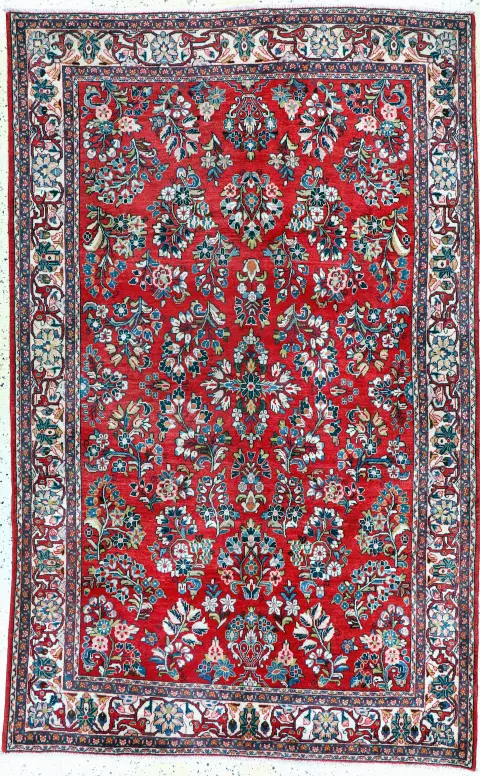 Sarogh, Persia, finales del siglo XX, lana sobre algodón, aprox. 254 x 156 cm, EHZ: 1-2