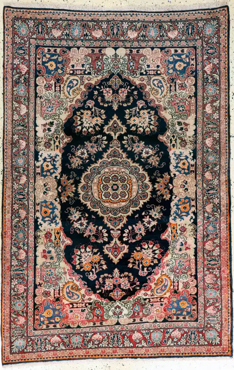 Djosan antiguo, Persia, principios del siglo XX, lana sobre algodón, aprox. 200 x 135 cm, densidad de nudos: