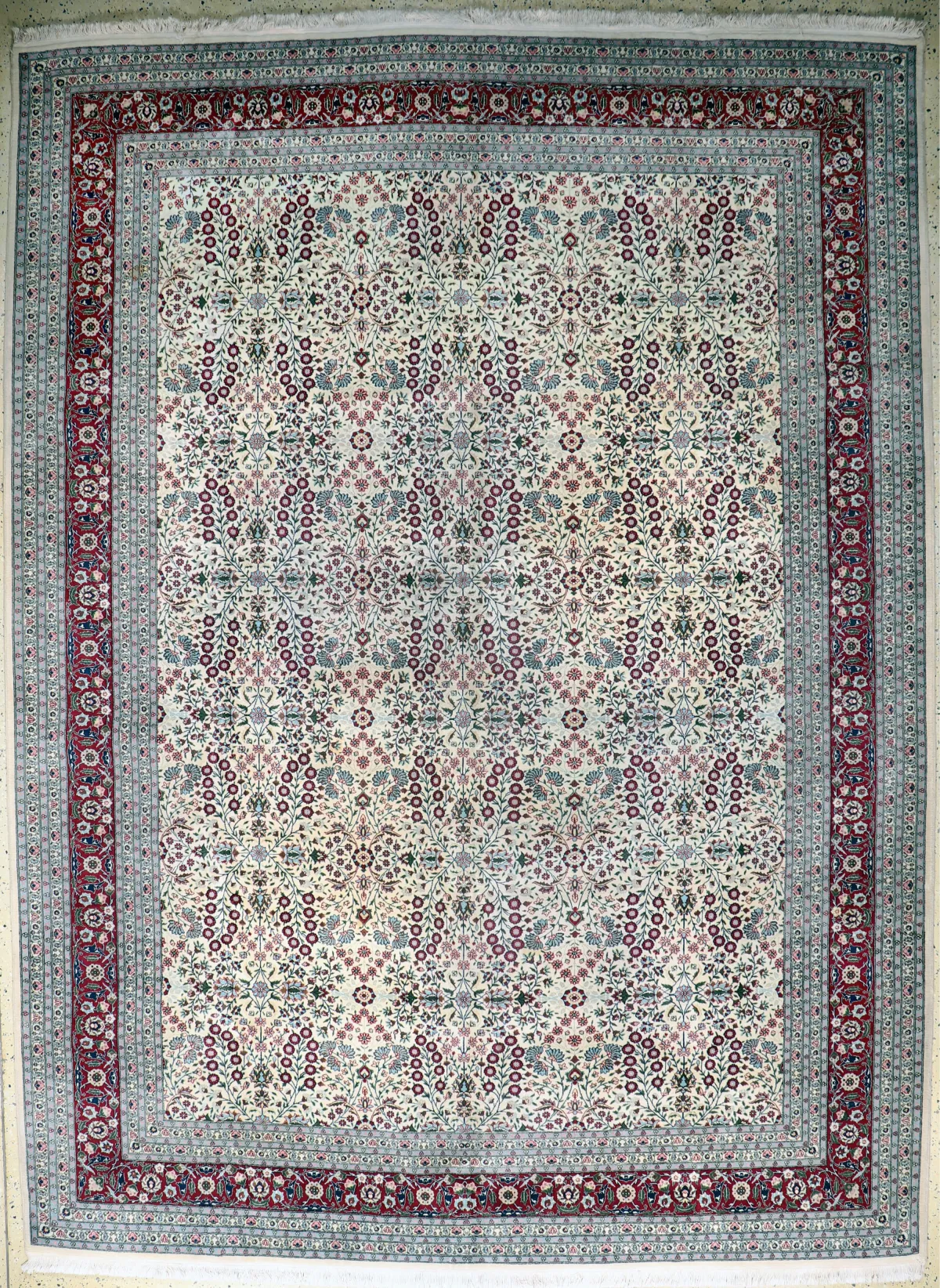 Hereke antiguo, Turquía, mediados del siglo XX, lana sobre algodón, aprox. 370 x 275 cm