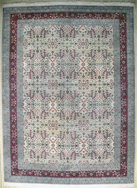 Hereke antiguo, Turquía, mediados del siglo XX, lana sobre algodón, aprox. 370 x 275 cm
