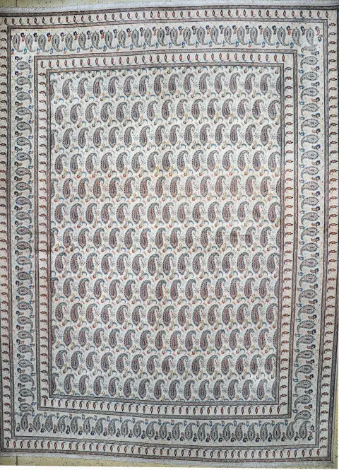 Keschan antiguo, Persia, mediados del siglo XX, lana sobre algodón, aprox. 405 x 305 cm, EHZ: 2