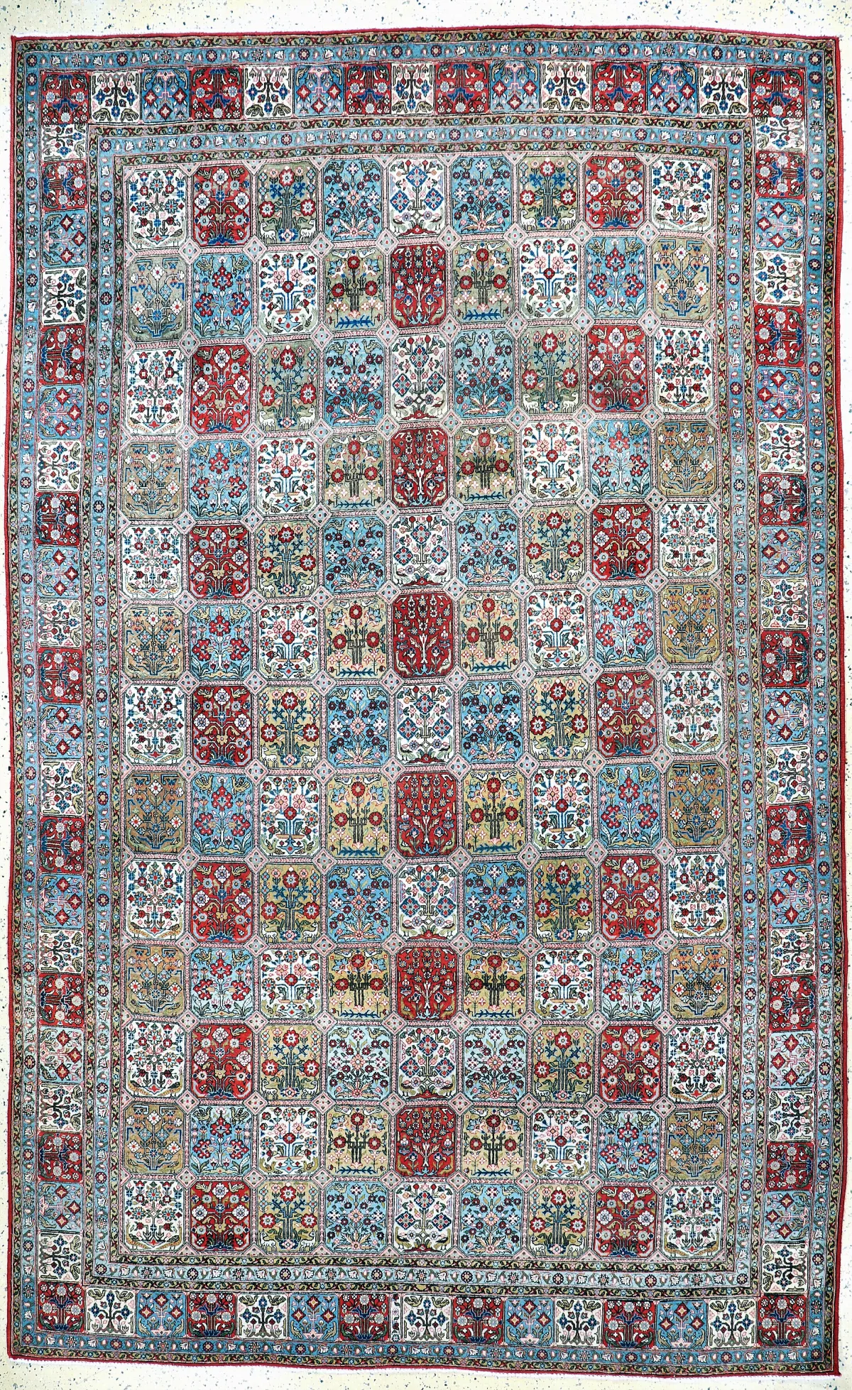 Ghom Kork, Persia, mediados del siglo XX, lana de kork sobre algodón, aprox. 357 x 220 cm, EHZ: 2