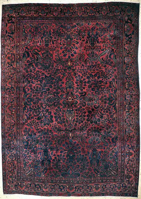 Sarogh antiguo reimportado de EE. UU., Persia, hacia 1900, lana sobre algodón, aprox. 350 x 250 cm