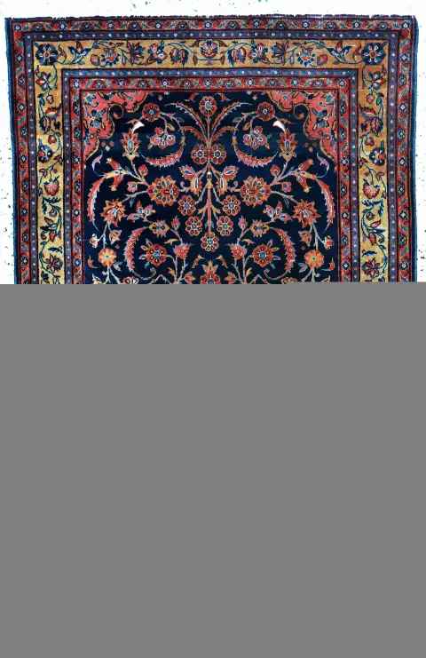"Manchester-Keschan" antiguo, Persia, hacia 1900, lana de corcho Manchester, aprox. 152 x 100 cm