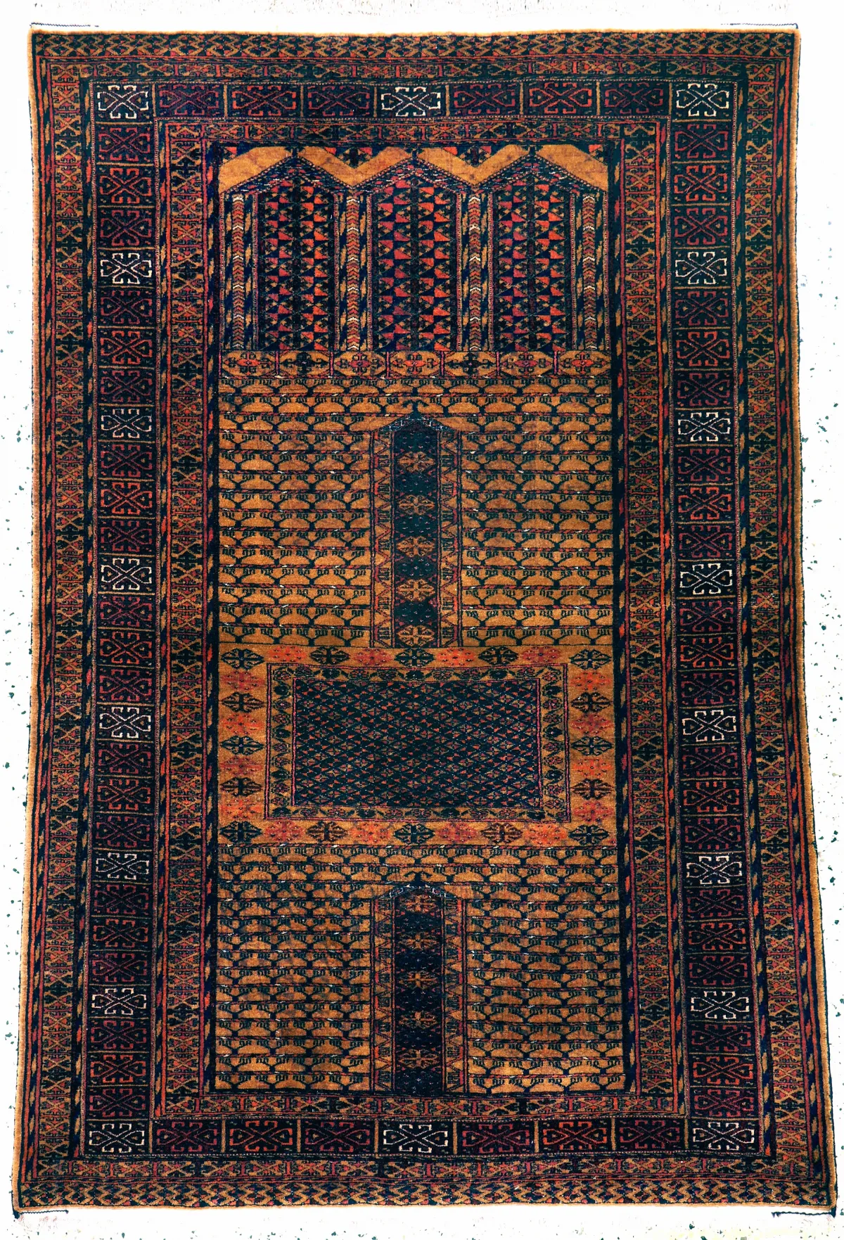 Engsi Mauri, Afganistán, mediados del siglo XX, lana sobre lana, aprox. 172 x 122 cm, EHZ: 2
