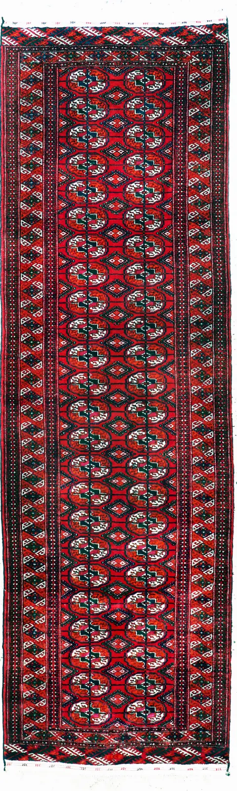 Bujará, Rusia, mediados del siglo XX, lana sobre lana, aprox. 286 x 87 cm, EHZ: 2 Precio estimado: