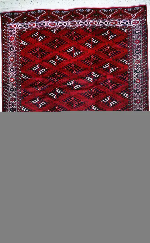 Yomud antiguo, Turkmenistán, mediados del siglo XX, lana sobre lana, aprox. 336 x 215 cm, EHZ: 2