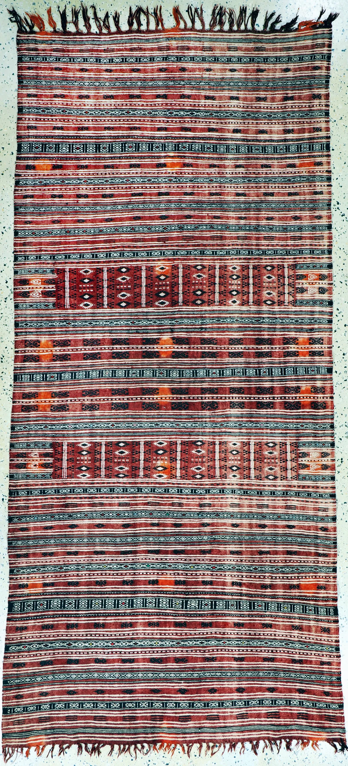 Келім Рабат, Марокко, сер. 20 ст., вовна на вовні, бл. 260 x 117 см