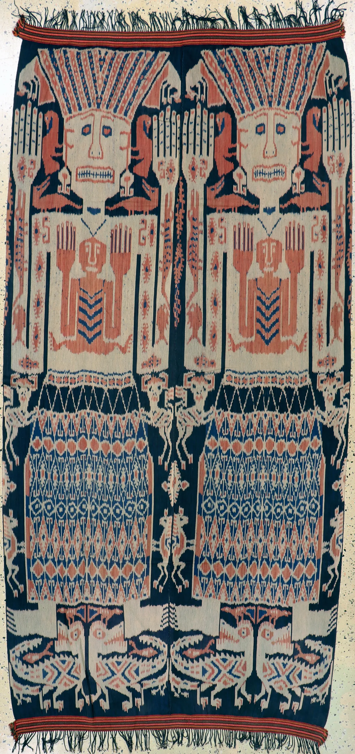 Sumba "Ikat", Індонезія, початок 20 ст., бавовна, прибл. 250 x 125 см, стан: 2