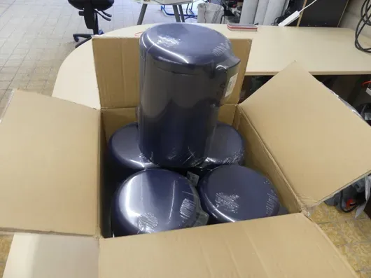 5 pz. pattumiere a pedale Wenko
