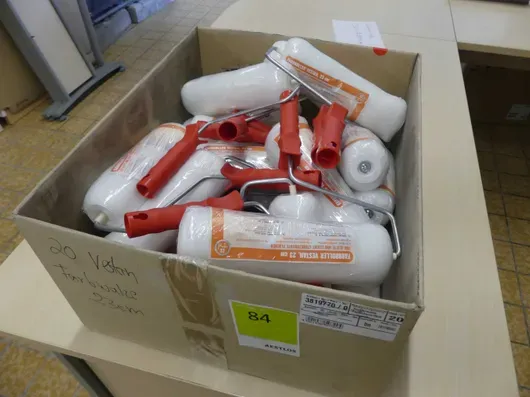 20 x rullo per vernice Vestan con manico