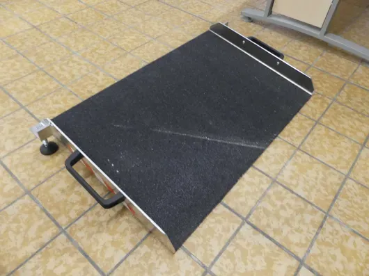 Rampe per sedia a rotelle Altec, regolabili in altezza, con maniglie