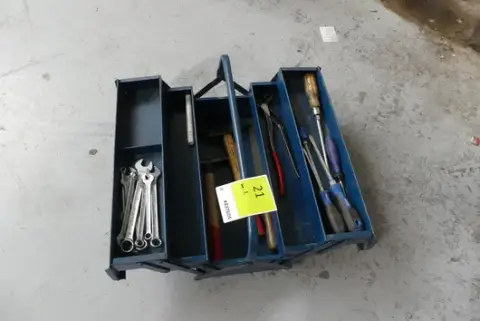 Verktøykasse, med innhold (verktøy)
