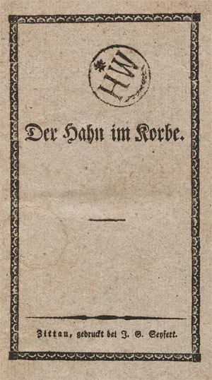 Hahn im Korbe, Der – [a:] Der zweite Mai