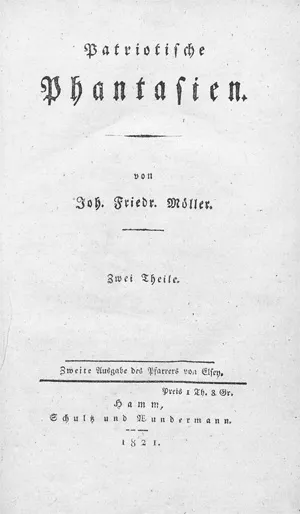 Möller, Johann Friedrich – Patriotische Phantasien