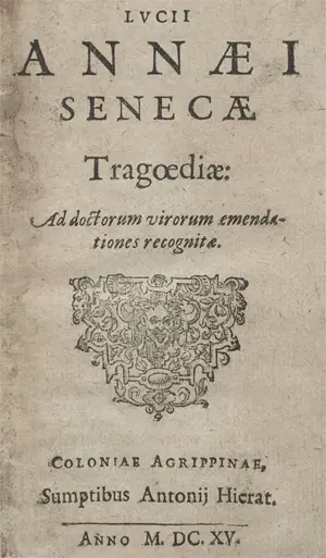 Seneca, Lucius Annaeus – Tragoediae, ad doctorum virorum emendationes recognitae