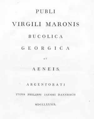 Vergilius Maro, Publius – Bucolica. Georgica et Aeneis