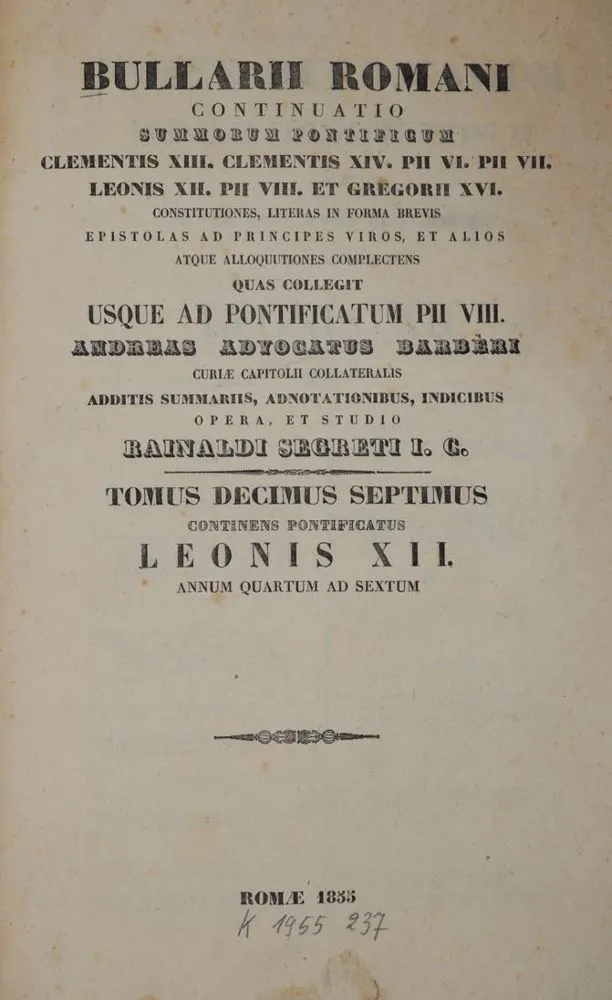 Benoît XIV, pape. – Opera omnia in unum corpus collecta
