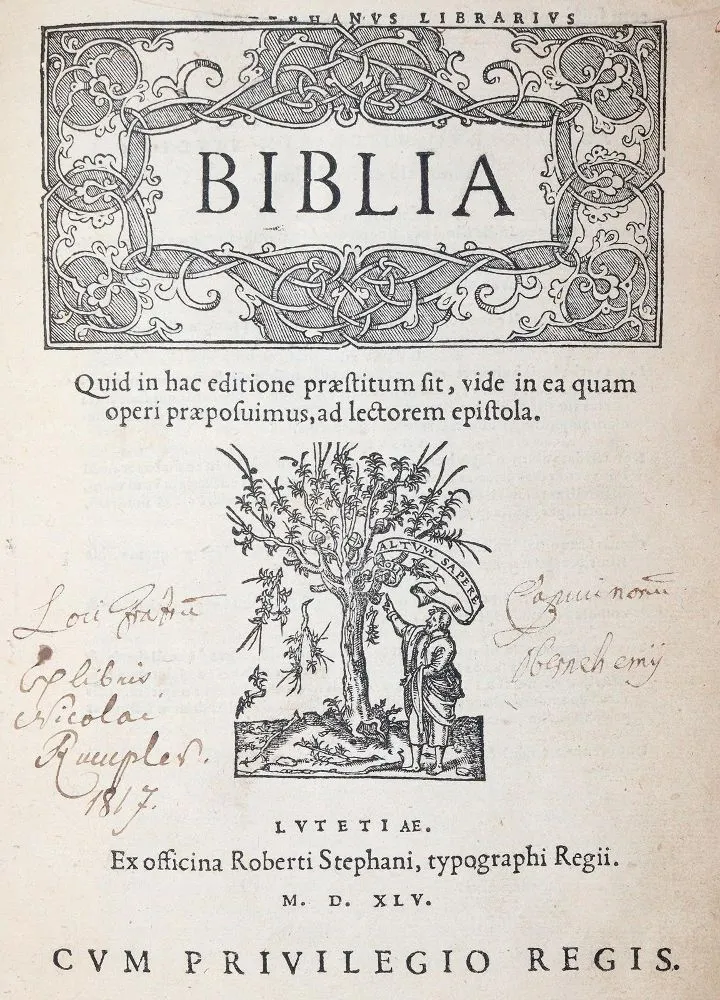 Biblia latina. – Biblia