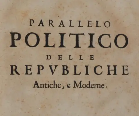 Caimo,P. – Parallelo politico delle Republiche antiche, e moderne..