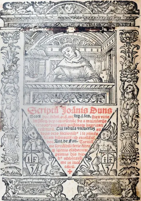 Duns Scotus,J. – Scriptum super primo (-quarto) sententiarum; Questiones quolibetales