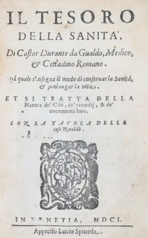 Durante,C. – Il tesoro della sanita
