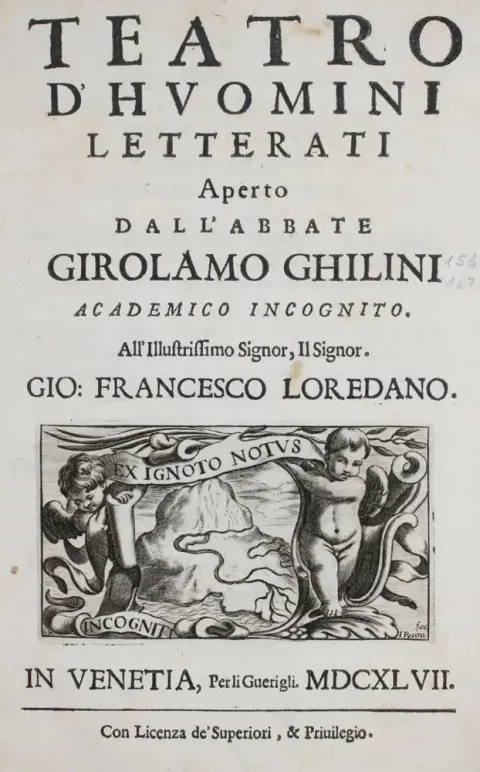 Ghilini, G. – Teatro d'huomini letterati