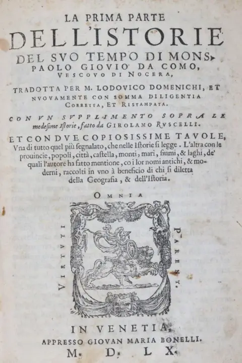 Giovio,P. – Dell' Istorie del suo tempo