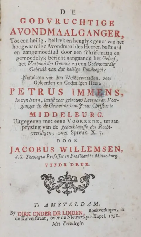 Immens,P. – De godvruchtige Avondmaalganger,..