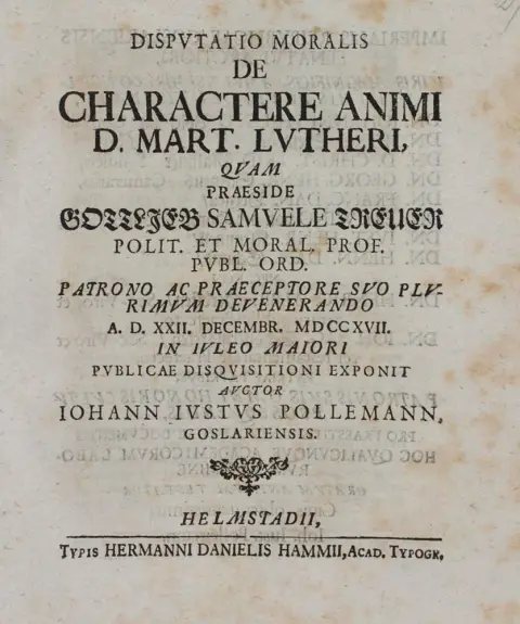 Pollemann,J.J. – Disputatio moralis de charactere animi D