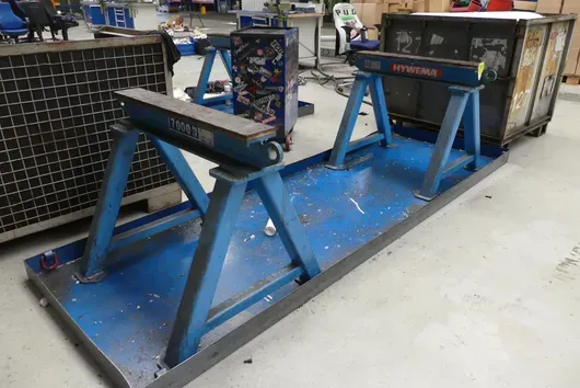 2 x Hywema - cavalletto trasversale, con vasca