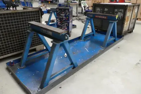 2 x Hywema - cavalletto trasversale, con vasca