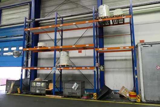 Schulte - scaffalatura per pallet, 3 campi, senza contenuto