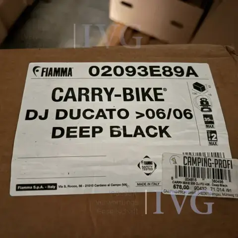 Fahrradträger FIAMMA Carry-Bike 200 DJ für FIAT Ducato