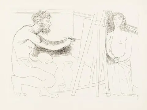 Pablo Picasso, Pablo Picasso - Honore de Balzac. Le chef-d'oeuvre inconnu.