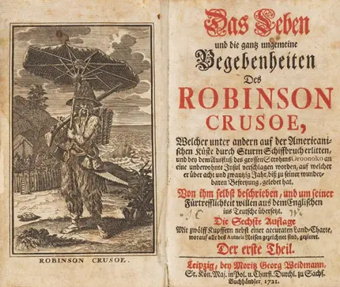 Daniel Defoe, Robinson Crusoe. 2 Bände, 1721