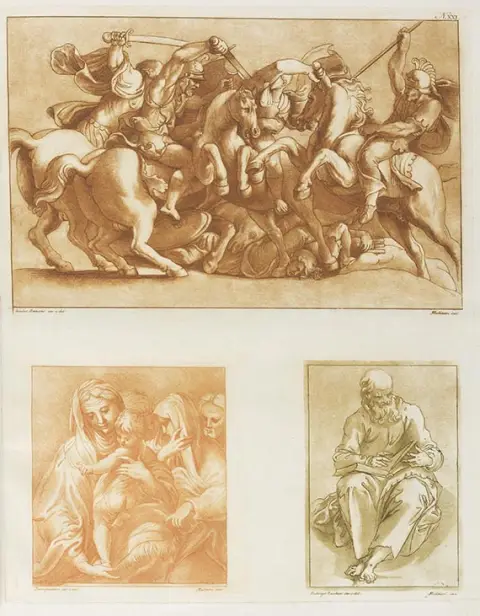 Stefano Mulinari, Disegni originali d'eccelenti pittori