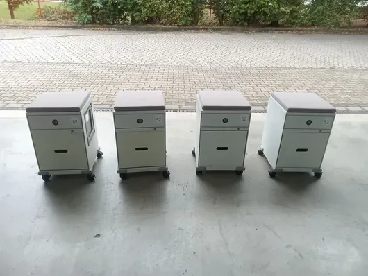 4x carrello contenitore Vitra Pick Up