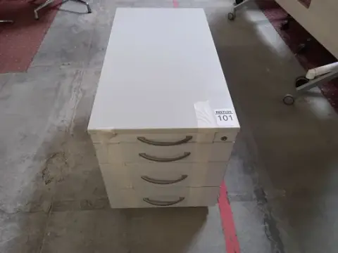 1x contenitore su ruote Rösch Office