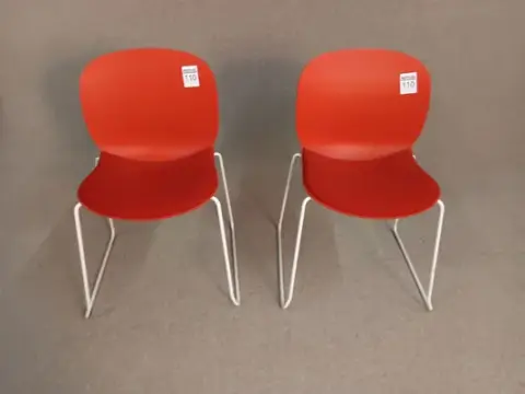 2 sedie per visitatori RBM 6060A Noor Sled Base