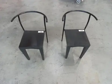 2 pz. sedia per visitatori Philippe Starck Dr. Glob