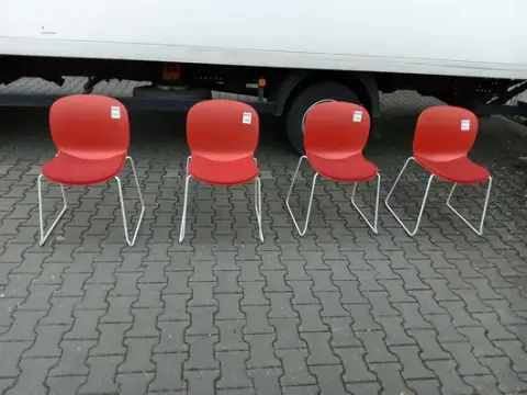4 sedie per visitatori RBM 6060A Noor Sled Base